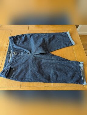 Riders by Lee Women's Dark Blue Denim Capris Jeans 20